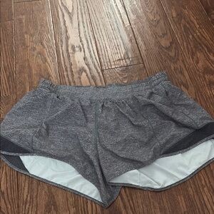 Lululemon Athletica Gray Athletic shorts 
High rise; 4 inch
